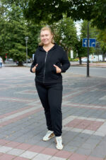 Костюм 26.2994 б Трикотаж двухнитка, колір Чорний, 48(XL), 50(ХХL), 52(3XL)