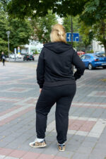Костюм 26.2994 б Трикотаж двухнитка, колір Чорний, 48(XL), 50(ХХL), 52(3XL) - Зображення 2