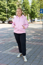 Кофта 26.3009 б Костюмна лакоста, колір Рожевий, 48(XL), 50(ХХL), 52(3XL) - Зображення 5