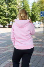 Кофта 26.3009 б Костюмна лакоста, колір Рожевий, 48(XL), 50(ХХL), 52(3XL) - Зображення 2