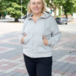 Кофта 26.3009 б Костюмна лакоста, колір Ніжно сірий, 48(XL), 50(ХХL), 52(3XL)