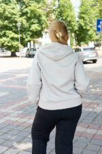 Кофта 26.3009 б Костюмна лакоста, колір Ніжно сірий, 48(XL), 50(ХХL), 52(3XL) - Зображення 2