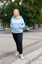 Кофта 26.3009 б Костюмна лакоста, колір Небесний, 48(XL), 50(ХХL), 52(3XL) - Зображення 5