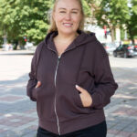 Кофта 26.3009 б Костюмна лакоста, колір Темний шоколад, 48(XL), 50(ХХL), 52(3XL)