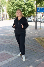 Кофта 26.3009 б Костюмна лакоста, колір Чорний, 48(XL), 50(ХХL), 52(3XL) - Зображення 5