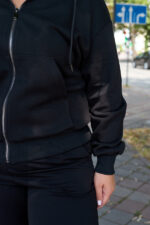 Кофта 26.3009 б Костюмна лакоста, колір Чорний, 48(XL), 50(ХХL), 52(3XL) - Зображення 4