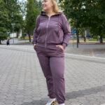Костюм 26.2994 б Трикотаж двухнитка, колір Баклажан, 48(XL), 50(ХХL), 52(3XL)