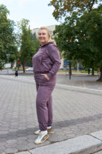 Костюм 26.2994 б Трикотаж двухнитка, колір Баклажан, 48(XL), 50(ХХL), 52(3XL) - Зображення 3