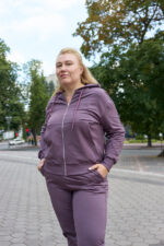 Костюм 26.2994 б Трикотаж двухнитка, колір Баклажан, 48(XL), 50(ХХL), 52(3XL) - Зображення 5