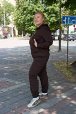 Костюм 26.2994 б Трикотаж двухнитка, колір Темний шоколад, 48(XL), 50(ХХL), 52(3XL) - Зображення 3