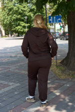 Костюм 26.2994 б Трикотаж двухнитка, колір Темний шоколад, 48(XL), 50(ХХL), 52(3XL) - Зображення 2