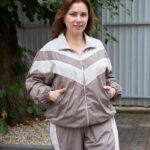 Костюм 26.2966 б Плащівка Лаке, колір Кавовий, 48(XL), 50(ХХL)