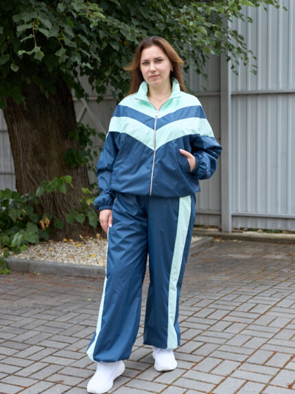 Костюм 26.2966 б Плащівка Лаке, колір Темно синій, 48(XL), 50(ХХL)