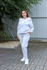 Кофта 26.3016 б Трикотаж двухнитка, колір Меланж, 48(XL), 50(ХХL), 52(3XL) - Зображення 6