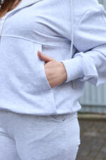 Кофта 26.3016 б Трикотаж двухнитка, колір Меланж, 48(XL), 50(ХХL), 52(3XL) - Зображення 5