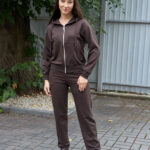 Костюм 26.2994 н Трикотаж двухнитка, колір Темний шоколад, 42(S), 44(М), 46(L)