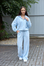 Костюм 26.3001 н Велюр котон, колір Небесний, 40(XS), 42(S), 44(М)