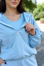 Костюм 26.3020 н Трикотаж петля, колір Блакитний, 40(XS), 42(S), 44(М) - Зображення 5