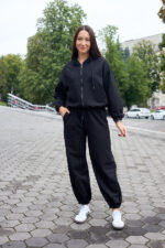 Костюм 26.3030 н Трикотаж двухнитка, колір Чорний, 40(XS), 42(S), 44(М)