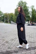 Костюм 26.3030 н Трикотаж двухнитка, колір Чорний, 40(XS), 42(S), 44(М) - Зображення 3