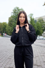 Костюм 26.3030 н Трикотаж двухнитка, колір Чорний, 40(XS), 42(S), 44(М) - Зображення 4