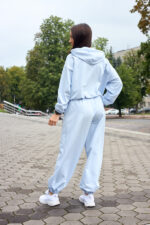 Костюм 26.3030 н Трикотаж двухнитка, колір Небесний, 40(XS), 42(S), 44(М) - Зображення 3