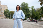 Костюм 26.3030 н Трикотаж двухнитка, колір Небесний, 40(XS), 42(S), 44(М)