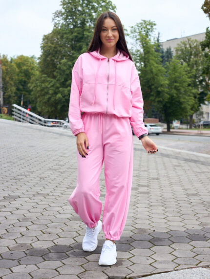 Костюм 26.3030 н Трикотаж двухнитка, колір Рожевий, 40(XS), 42(S), 44(М)