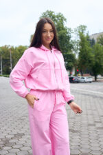 Костюм 26.3030 н Трикотаж двухнитка, колір Рожевий, 40(XS), 42(S), 44(М) - Зображення 2