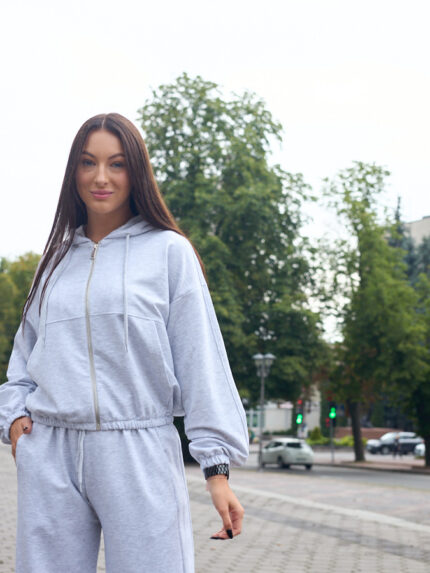 Костюм 26.3030 н Трикотаж двухнитка, колір Меланж, 40(XS), 42(S), 44(М)