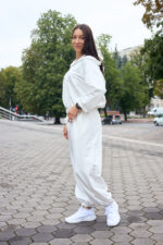 Костюм 26.3030 н Трикотаж двухнитка, колір Молочний, 40(XS), 42(S), 44(М) - Зображення 3