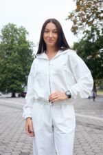 Костюм 26.3030 н Трикотаж двухнитка, колір Молочний, 40(XS), 42(S), 44(М) - Зображення 5