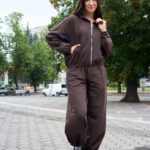 Костюм 26.3030 н Трикотаж двухнитка, колір Темний шоколад, 40(XS), 42(S), 44(М)