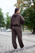 Костюм 26.3030 н Трикотаж двухнитка, колір Темний шоколад, 40(XS), 42(S), 44(М) - Зображення 2