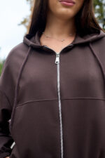 Костюм 26.3030 н Трикотаж двухнитка, колір Темний шоколад, 40(XS), 42(S), 44(М) - Зображення 5